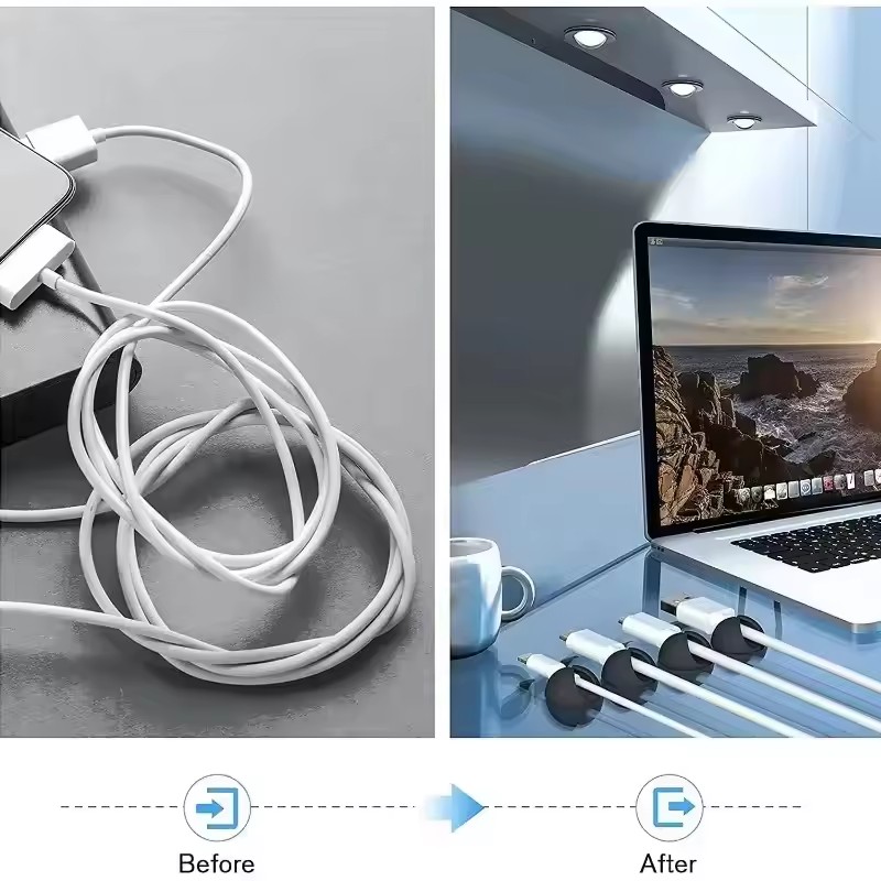 5/50Pcs Mini Cable Winder Orga - Desk Accessories review and price