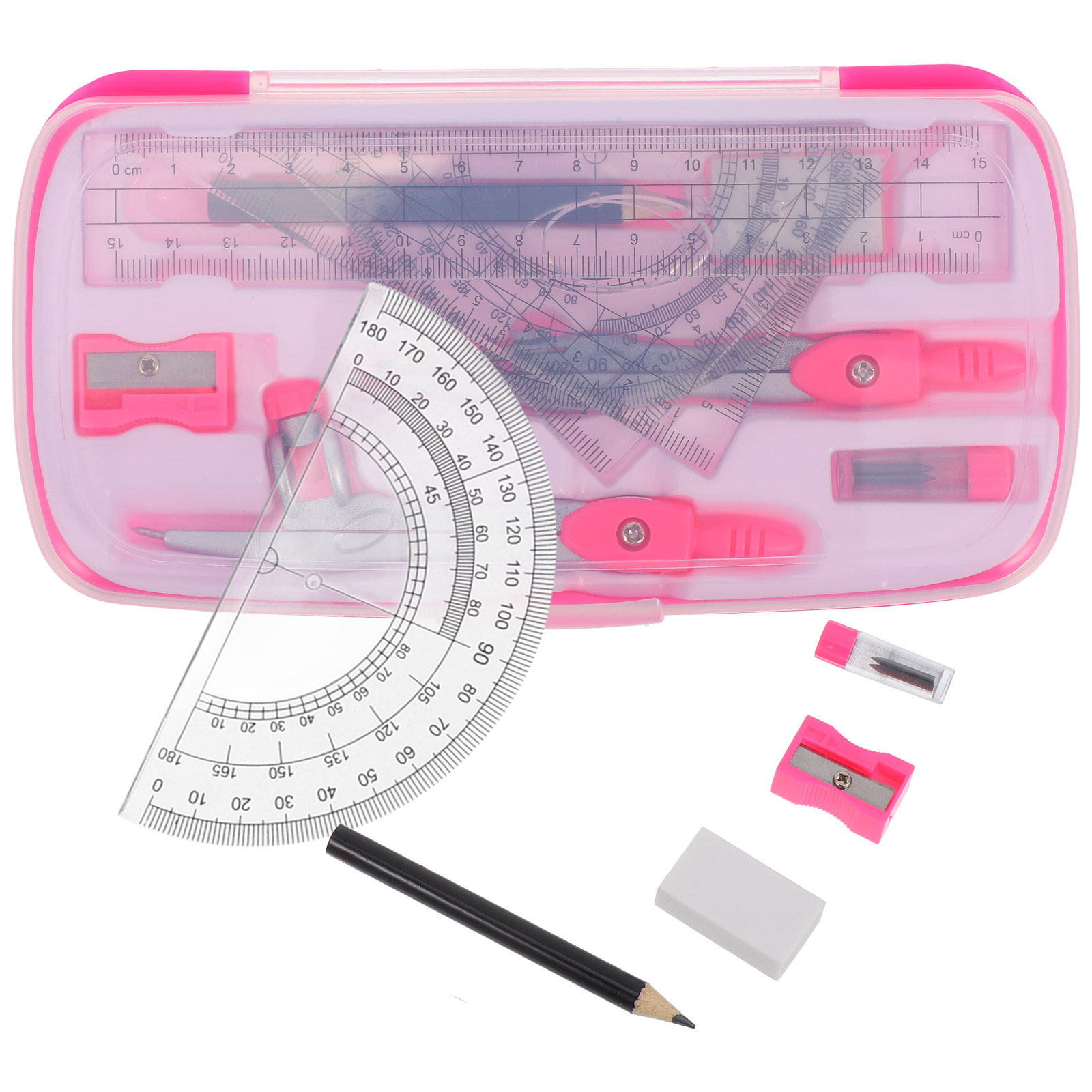 1 Compass Set Math Protractor  - Math Geometry Set With Compass review and price