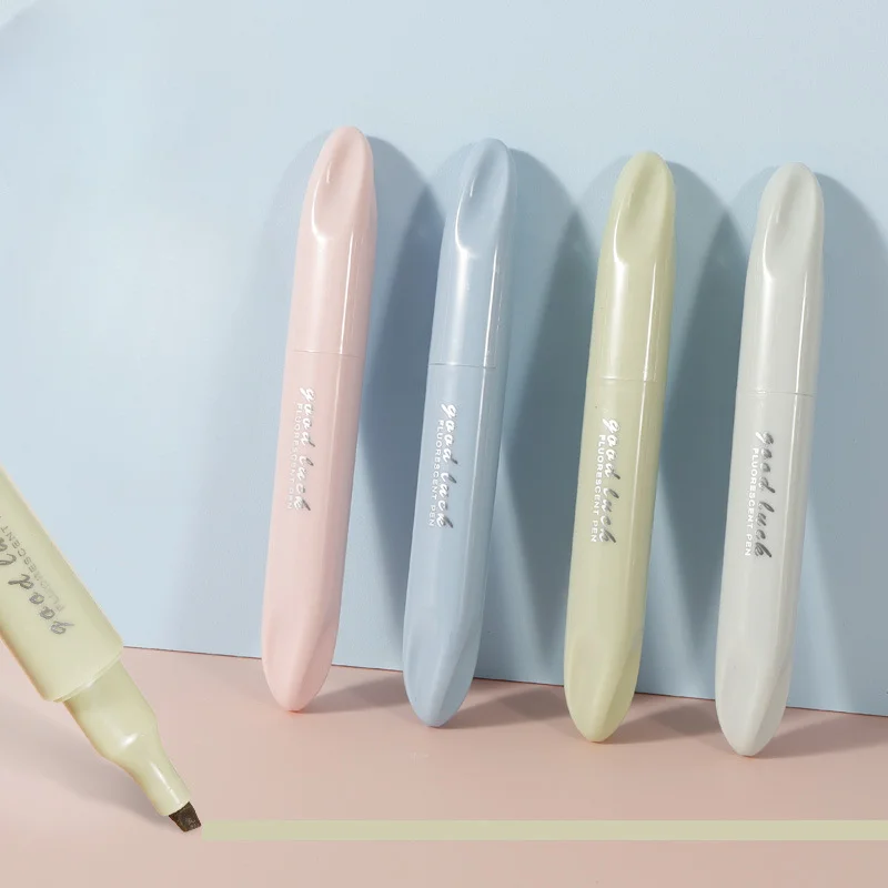 4Pcs Morandi Gradient Dual Tip - Pastel Highlighter Set Double Ended review and price