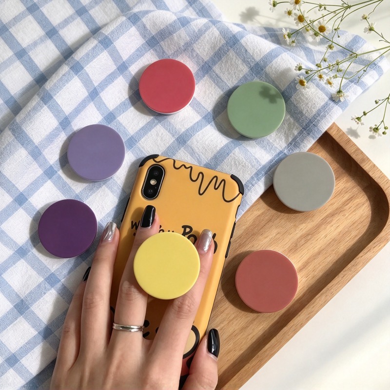 1PCS Solid Matte Phone Grip St - Desk Accessories review and price
