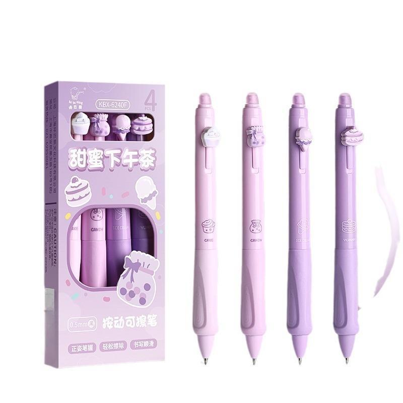 4/6Pcs Erasable Gel Pen Set, 0 - Retractable Eraser Pen Click review and price